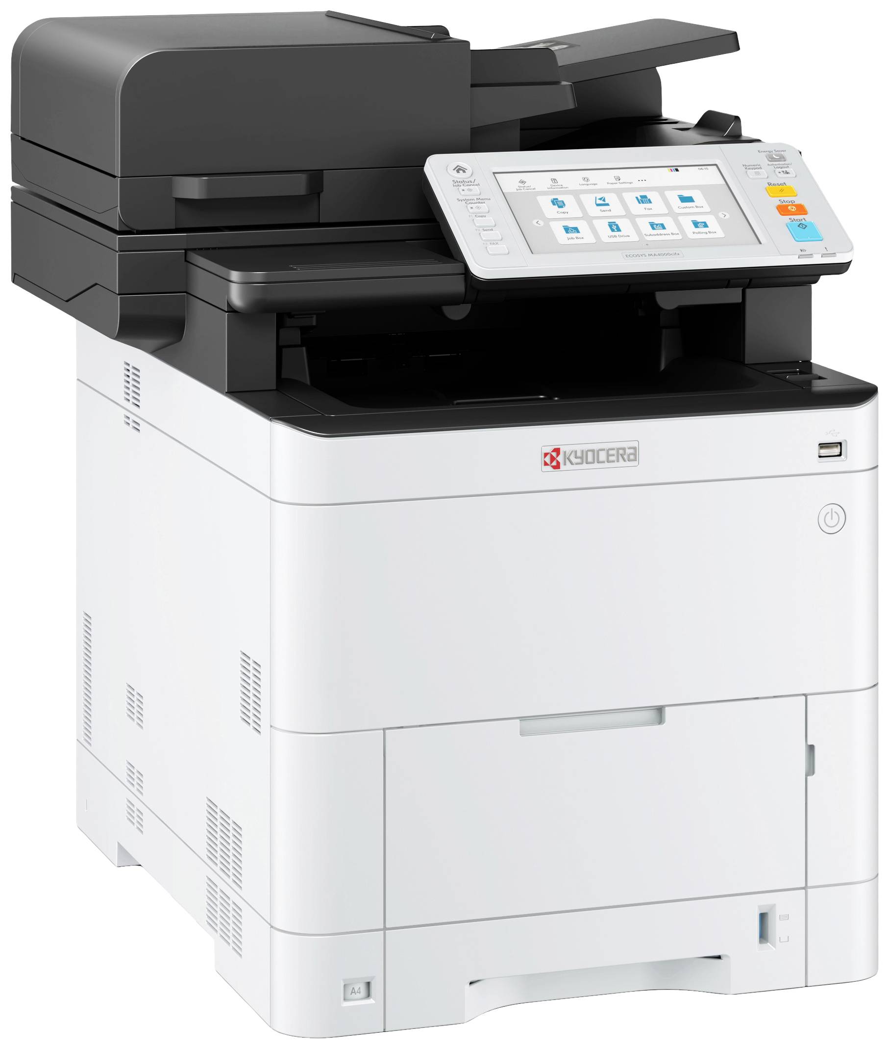 Kyocera ECOSYS MA4000cifx Multifunktionsdrucker Laser Farbe A4 Drucker, Scanner, Kopierer, Fax Duplex, LAN, USB