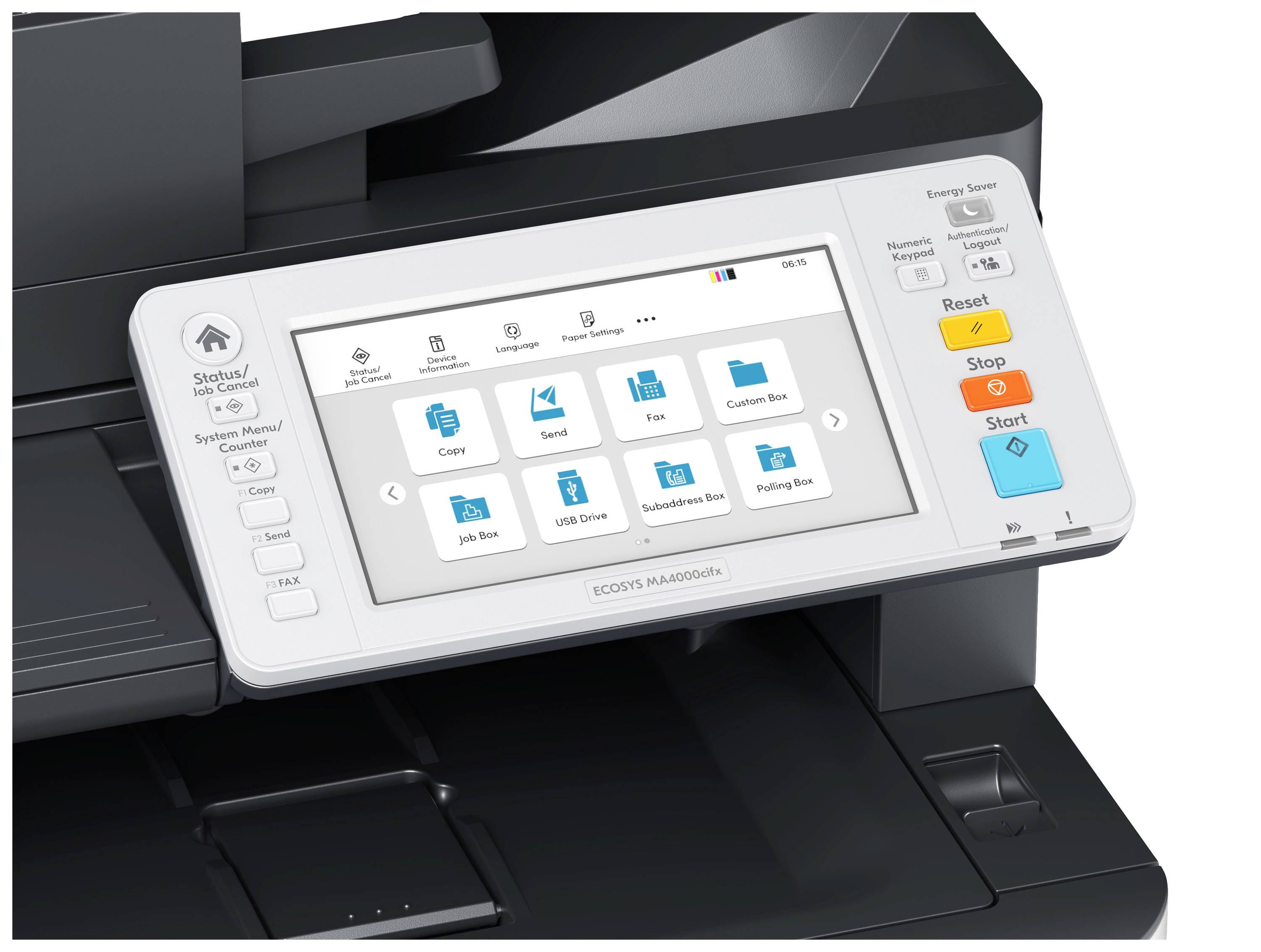 Kyocera ECOSYS MA4000cifx Multifunktionsdrucker Laser Farbe A4 Drucker, Scanner, Kopierer, Fax Duplex, LAN, USB
