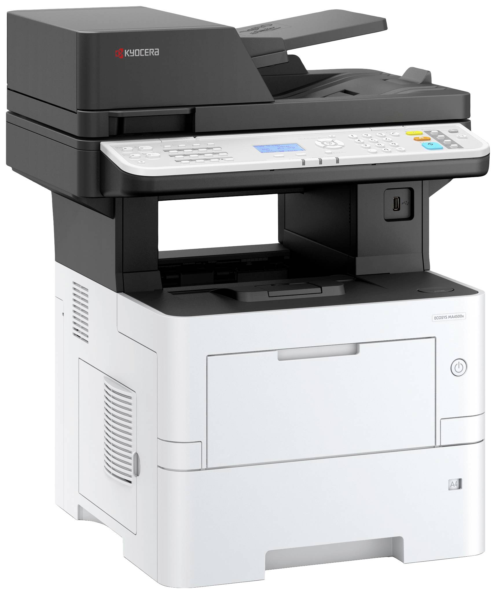 Kyocera ECOSYS MA4500x Multifunktionsdrucker Laser Schwarz-Weiß A4 Drucker, Scanner, Kopierer ADF, Duplex, LAN, USB