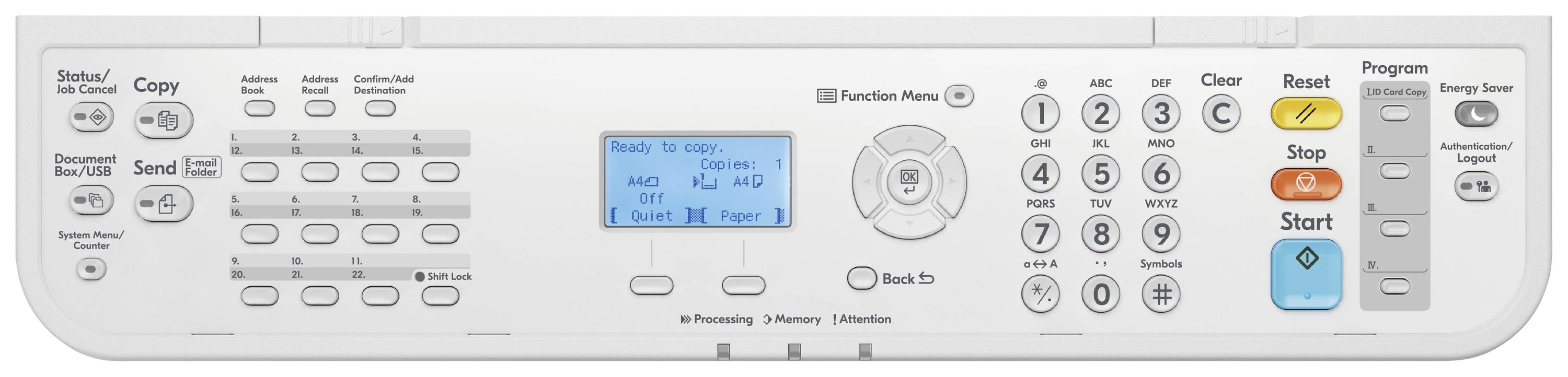 Kyocera ECOSYS MA4500x Multifunktionsdrucker Laser Schwarz-Weiß A4 Drucker, Scanner, Kopierer ADF, Duplex, LAN, USB