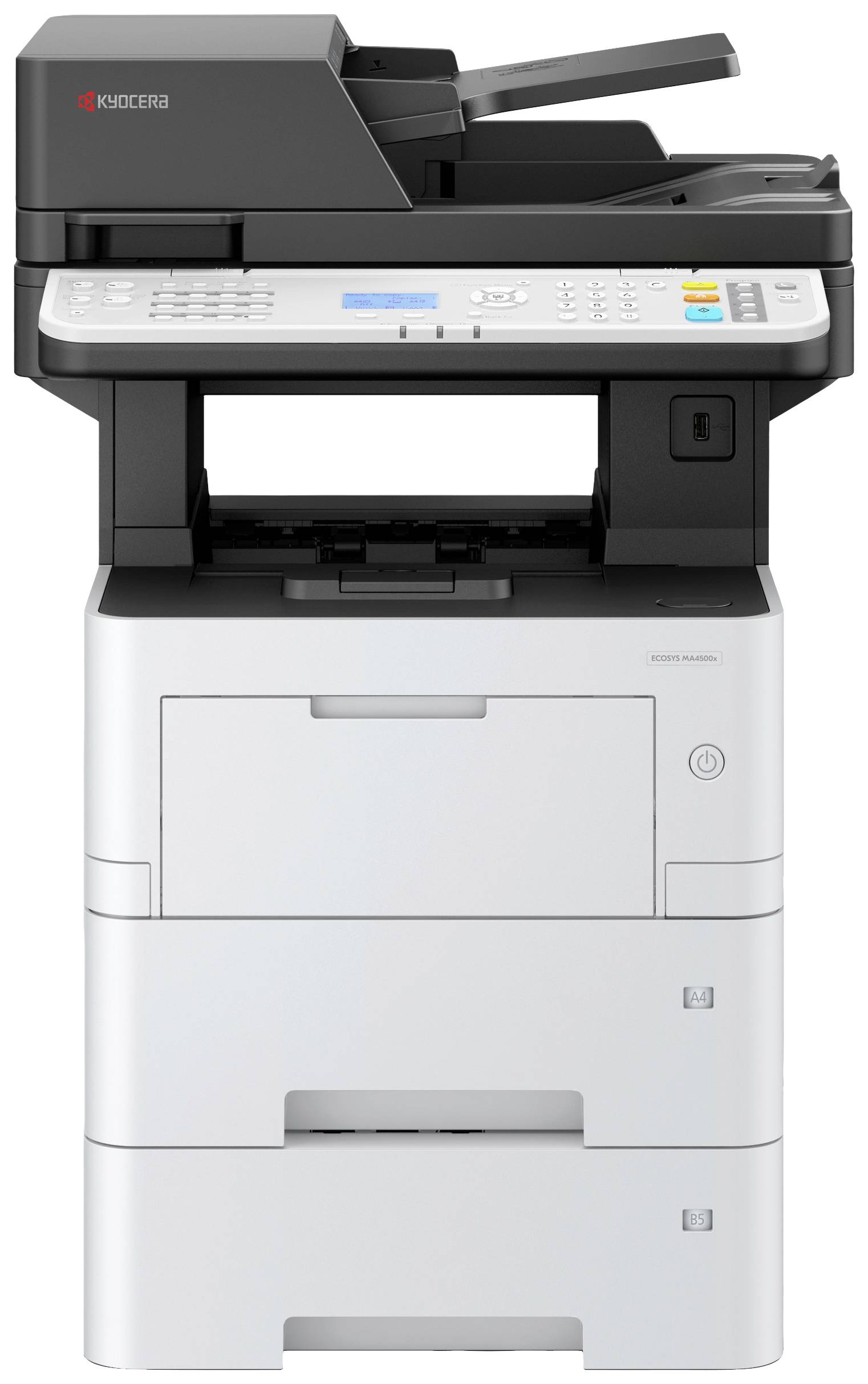 Kyocera ECOSYS MA4500x Multifunktionsdrucker Laser Schwarz-Weiß A4 Drucker, Scanner, Kopierer ADF, Duplex, LAN, USB