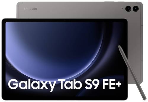 Samsung Galaxy Tab S9 FE+ WiFi 128GB Grau Android-Tablet 31.5cm (12.4 Zoll) 2.4GHz, 2GHz Exynos Andr