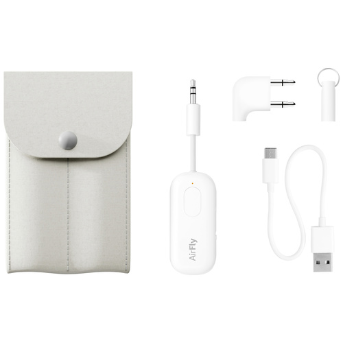 Twelve South AirFly Pro Deluxe Bluetooth® Musik-Empfänger für Kopfhörer, integrierter Akku