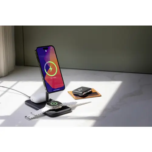 Twelve South Induktions-Ladegerät HiRise 3 Deluxe TS-2303 Ausgänge Magnetanschluss Schwarz Twelve South Induktions-Ladegerät HiRise 3 Deluxe TS-2303 Ausgänge Magnetanschluss Schwarz