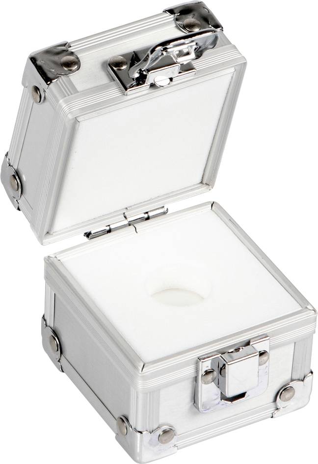 Kern Aluminium-Gewichtsetui 317-009-600, für Nennwerte 1 mg - 500 mg (einzel), für Klassen E1 - M2, für Bauform Bruchgramm