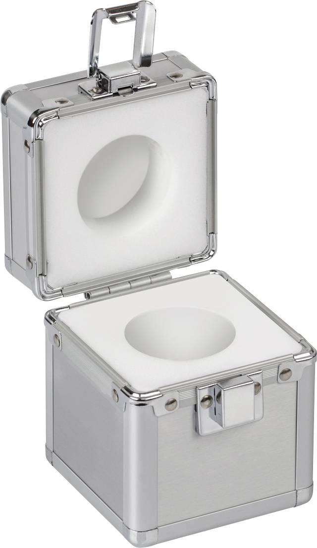 Kern Aluminium-Gewichtsetui 317-010-600, für Nennwerte 1 g, für Klassen E1 - M2, für Bauform Knopf/Kompakt