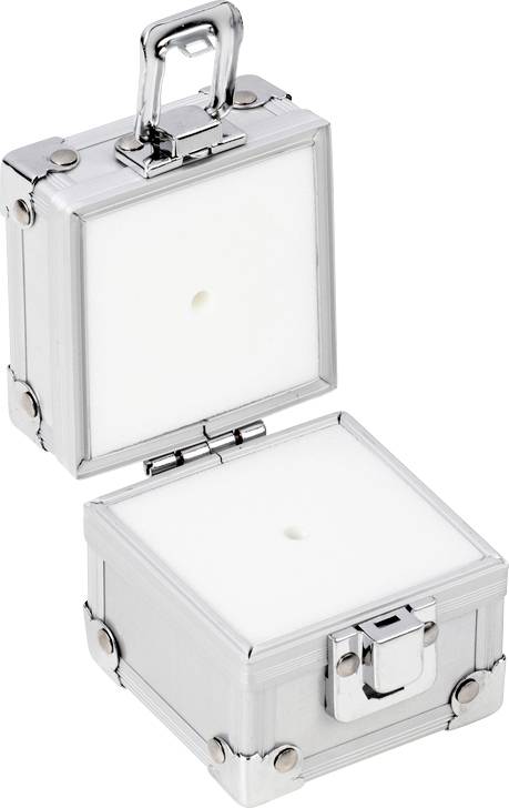 Kern Aluminium-Gewichtsetui 317-020-600, für Nennwerte 2 g, für Klassen E1 - M2, für Bauform Knopf/Kompakt