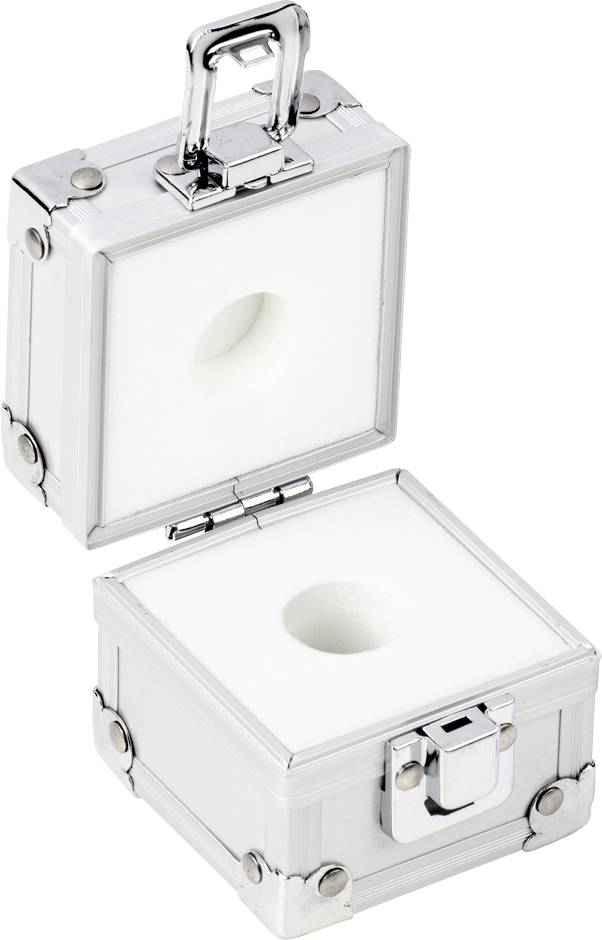 Kern Aluminium-Gewichtsetui 317-070-600, für Nennwerte 100 g, für Klassen E1 - M2, für Bauform Knopf/Kompakt