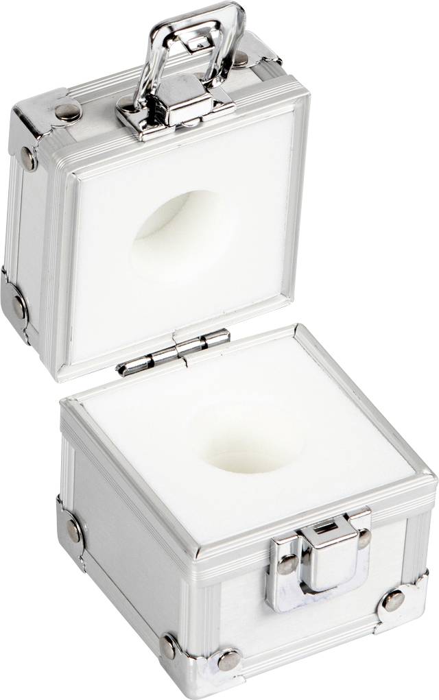 Kern Aluminium-Gewichtsetui 317-080-600, für Nennwerte 200 g, für Klassen E1 - M2, für Bauform Knopf/Kompakt