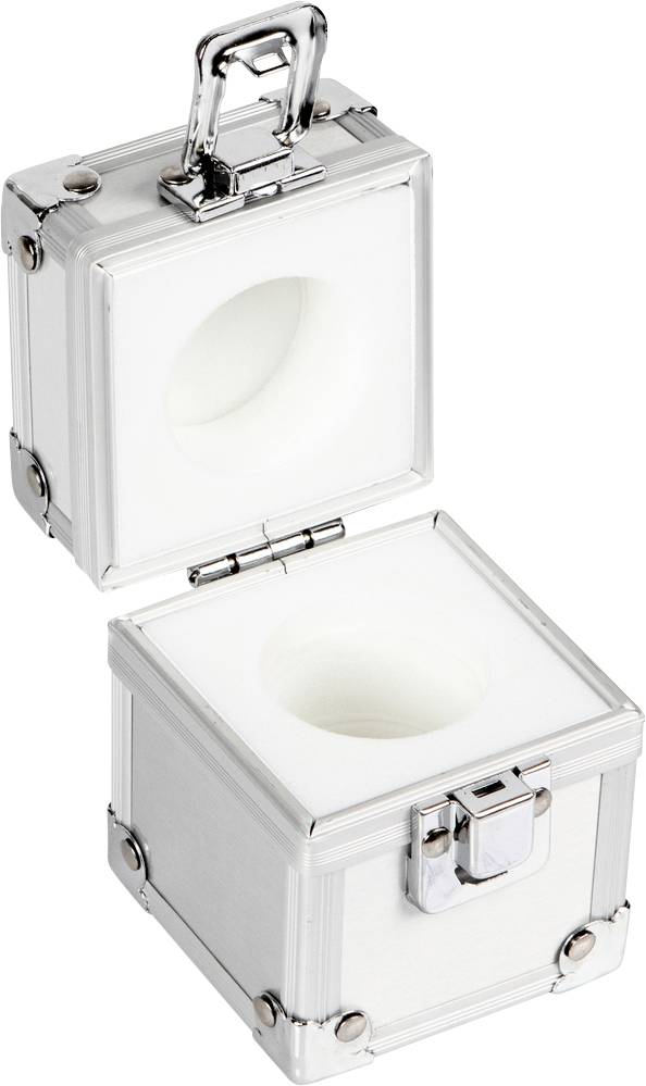 Kern Aluminium-Gewichtsetui 317-090-600, für Nennwerte 500 g, für Klassen E1 - M2, für Bauform Knopf/Kompakt