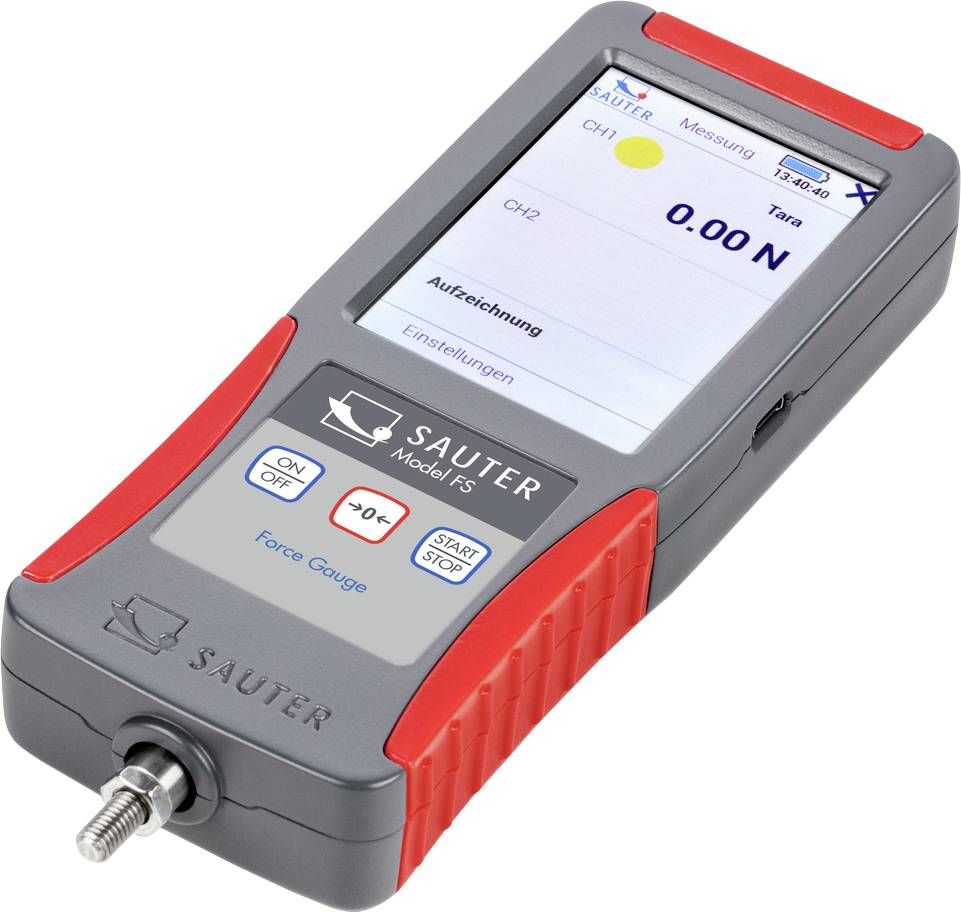Sauter Kraftmessgerät 20 N (max.) Werksstandard (ohne Zertifikat)