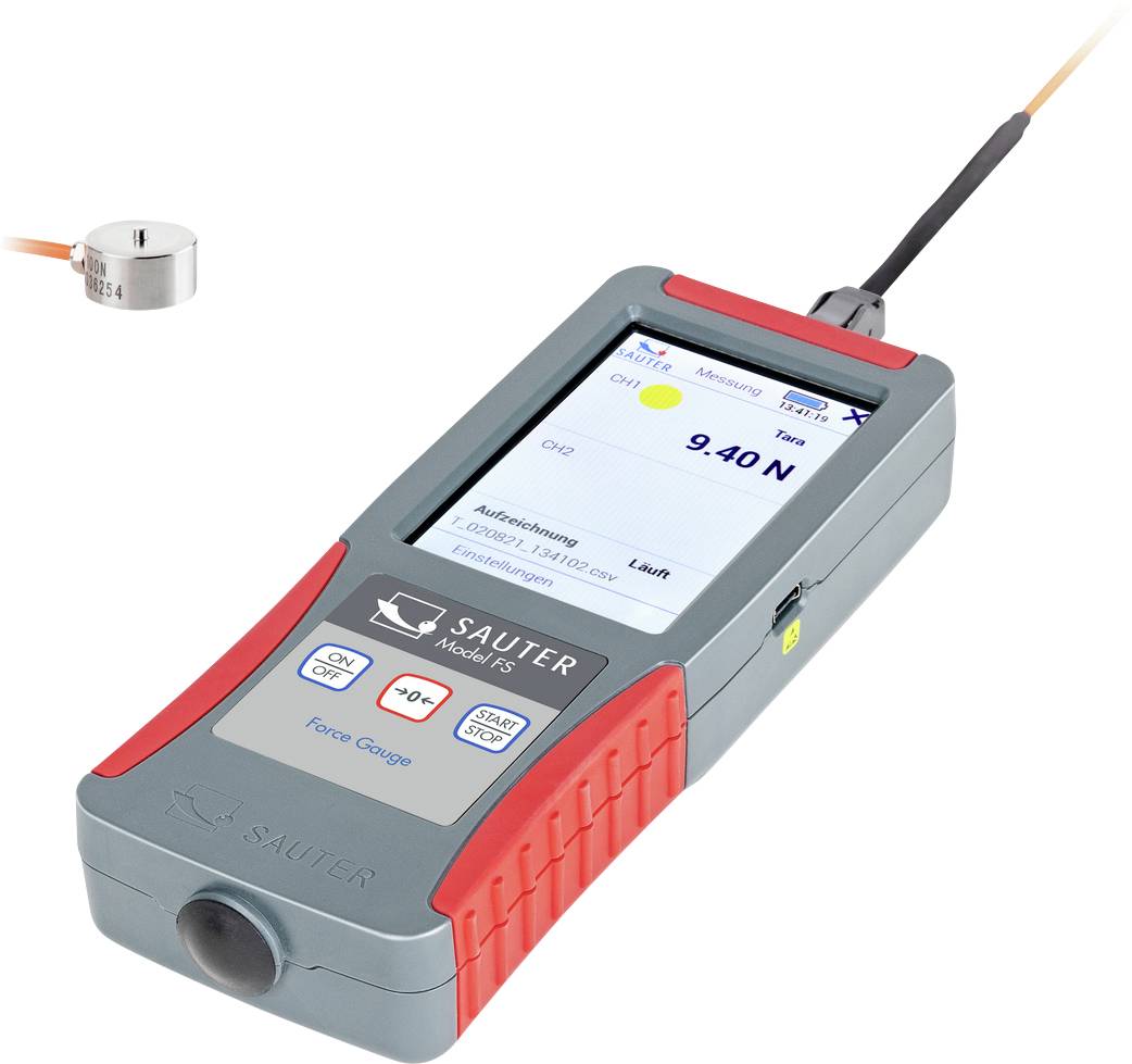 Sauter Kraftmessgerät 500 N (max.) Werksstandard (ohne Zertifikat)