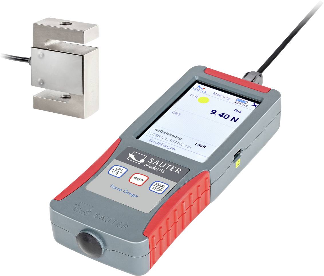 Sauter Kraftmessgerät 50000 N (max.) Werksstandard (ohne Zertifikat)