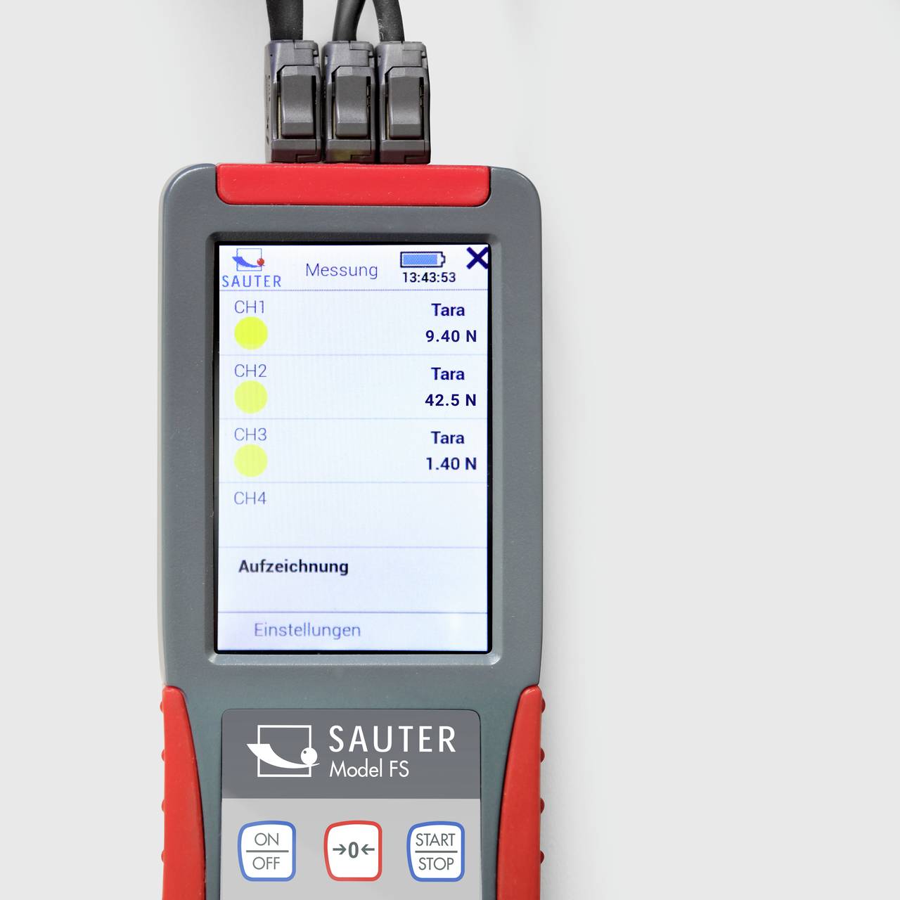 Sauter Kraftmessgerät 20 N (max.) Werksstandard (ohne Zertifikat)
