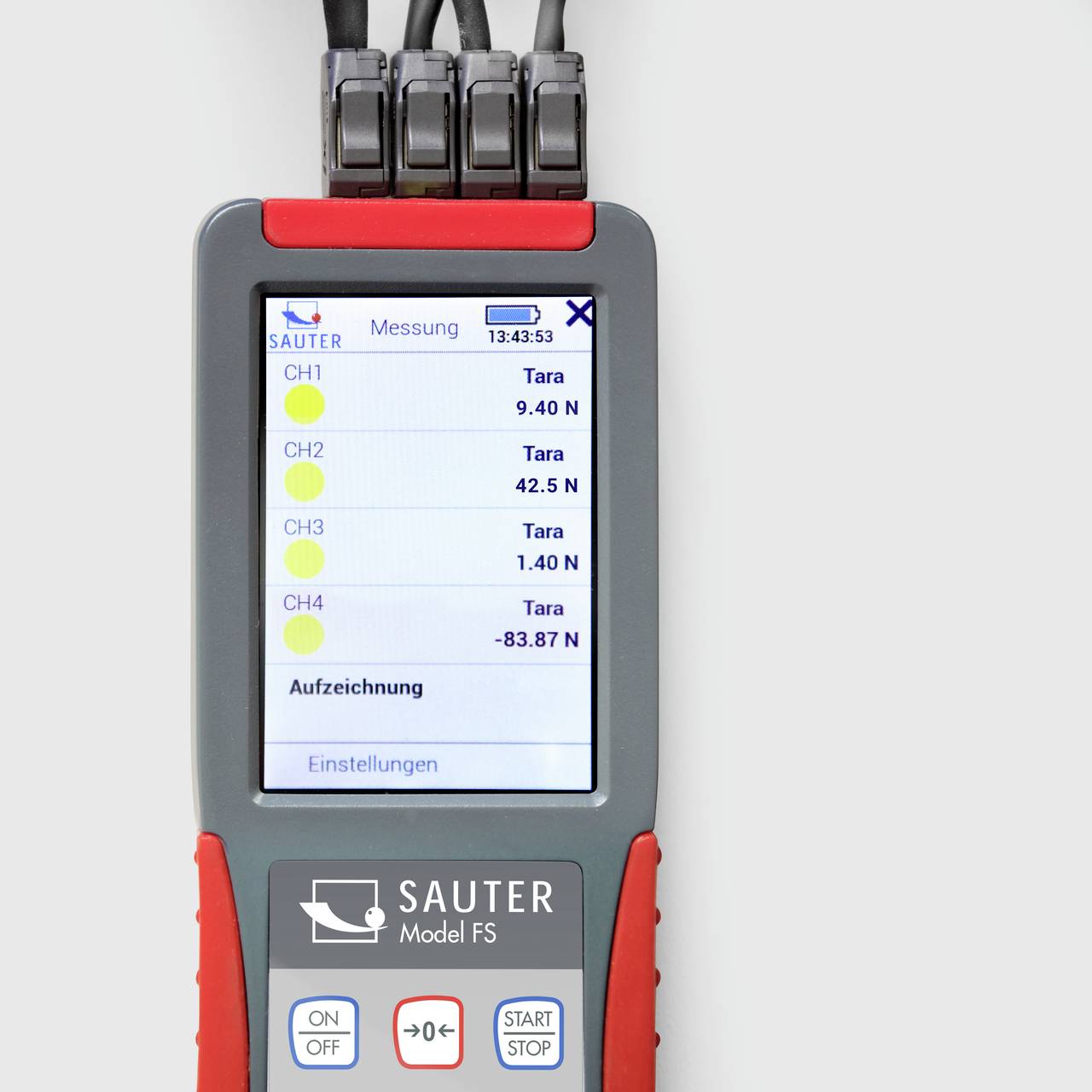 Sauter Kraftmessgerät 20 N (max.) Werksstandard (ohne Zertifikat)