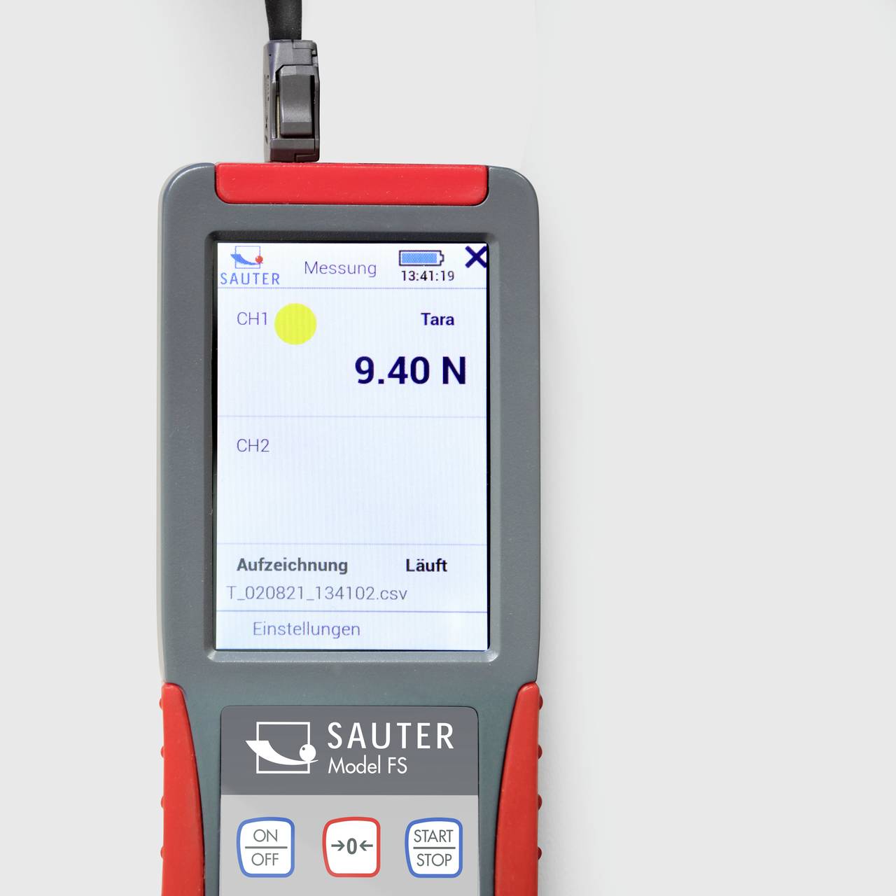 Sauter Kraftmessgerät 50 N (max.) Werksstandard (ohne Zertifikat)