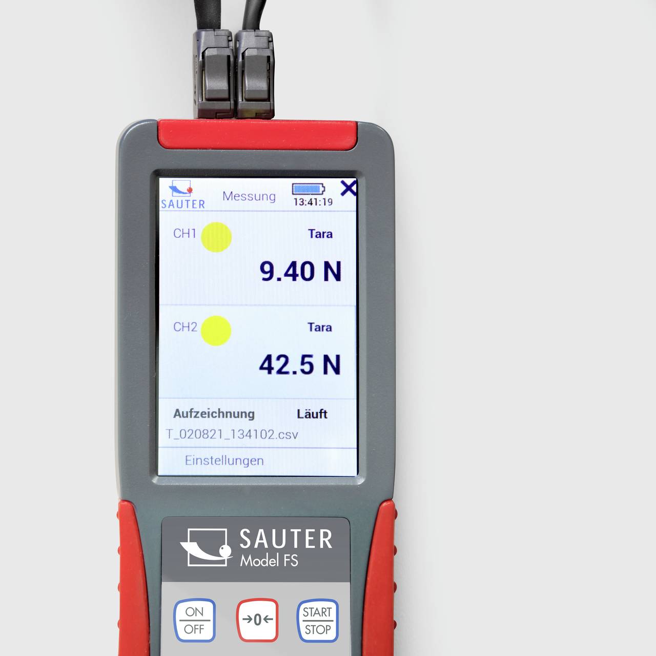 Sauter Kraftmessgerät 50 N (max.) Werksstandard (ohne Zertifikat)