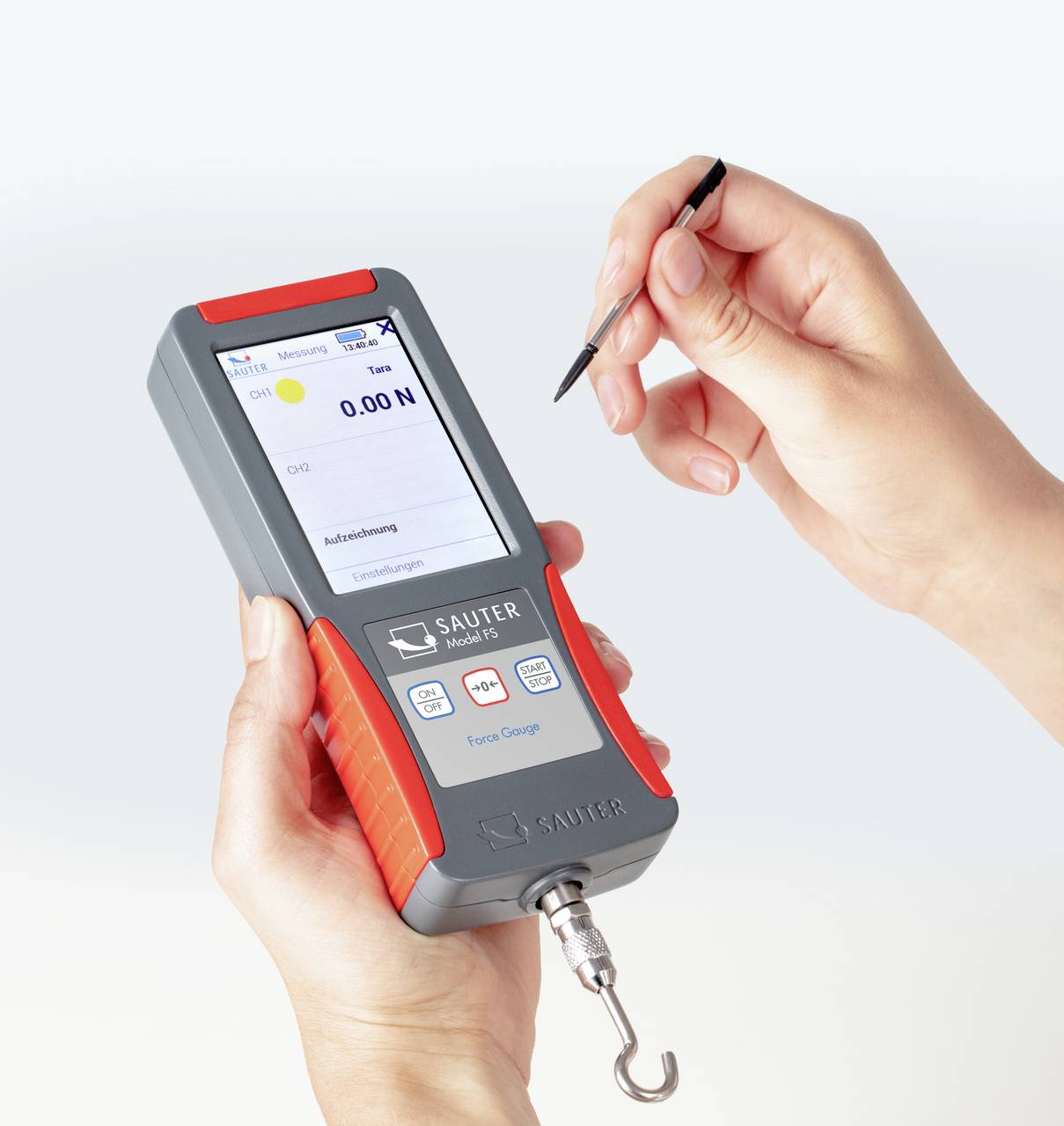 Sauter Kraftmessgerät 50 N (max.) Werksstandard (ohne Zertifikat)