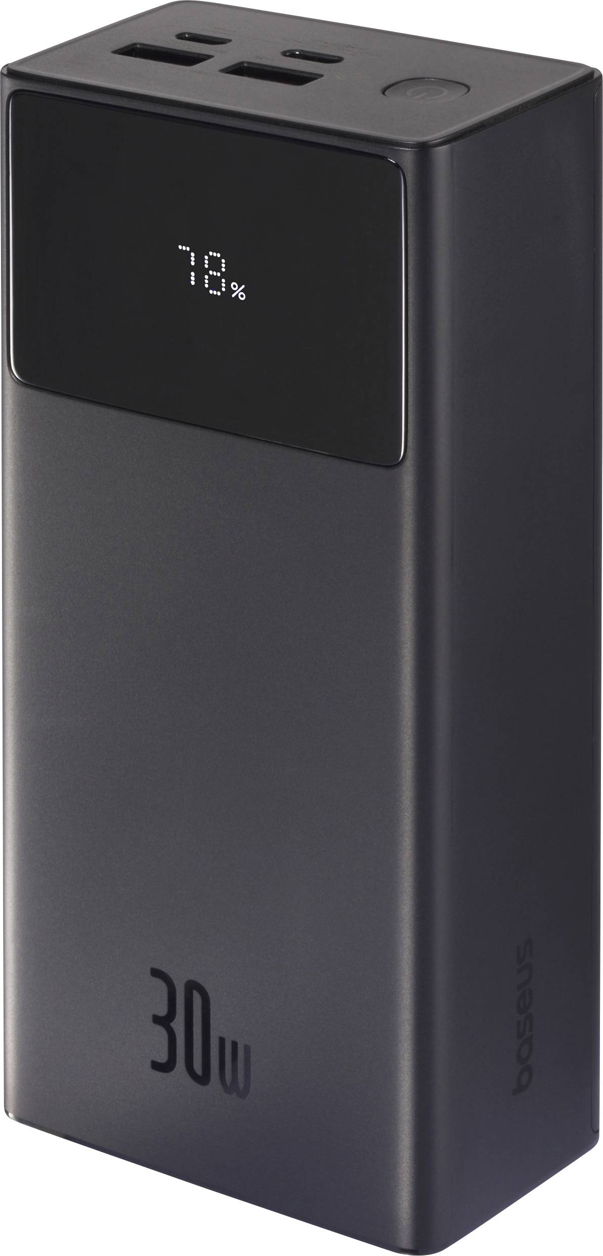 Baseus Star Lord Powerbank 30000 mAh Quick Charge 3.0, USB PD 2.0 Schwarz Statusanzeige