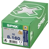 SPAX 0191010801605 Holzschraube 8 mm 160 mm T-STAR plus Stahl WIROX 50 St. SPAX 0191010801605 Holzschraube 8 mm 160 mm T-STAR plus Stahl WIROX 50 St.