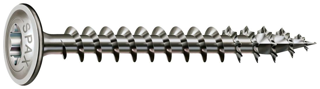 SPAX 0257000600605 Holzschraube 6mm 60mm T-STAR plus Edelstahl A2 100St.