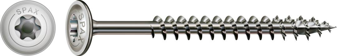 SPAX 0257000600805 Holzschraube 6mm 80mm T-STAR plus Edelstahl A2 100St.