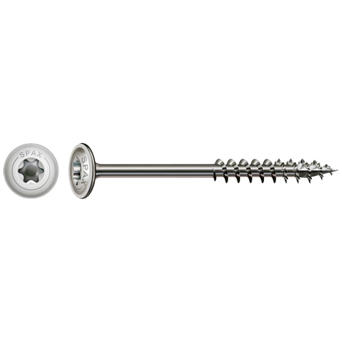 SPAX 0257000601005 Holzschraube 6mm 100mm T-STAR plus Edelstahl A2 100St. SPAX 0257000601005 Holzschraube 6mm 100mm T-STAR plus Edelstahl A2 100St.