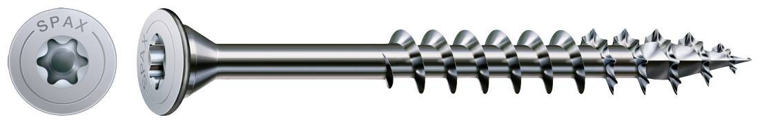 SPAX 0251010501075 Holzschraube 5mm 107mm T-STAR plus Stahl WIROX 150St.