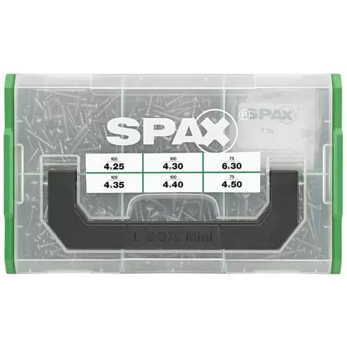SPAX 5000009160219 Kombi-Schrauben-Sortiment 1 Set SPAX 5000009160219 Kombi-Schrauben-Sortiment 1 Set