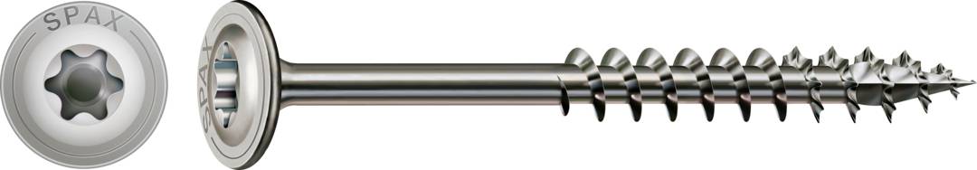 SPAX 0257000801405 Holzschraube 8 mm 140 mm T-STAR plus Edelstahl A2 50 St.
