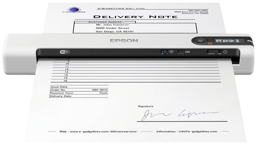 Epson Workforce DS-80W Dokumentenscanner 1200 x 1200 15 Seiten/min USB-A (USB 2.0), WLAN