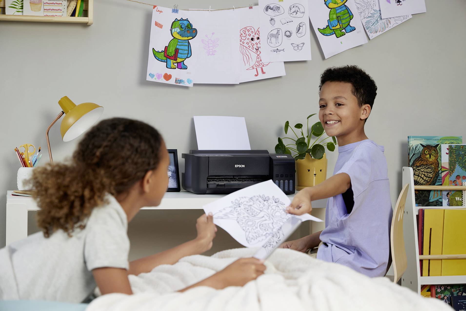 Epson EcoTank ET-1810 Drucker Tintenstrahl Farbe A4 Duplex, Tintentank-System, USB, WLAN