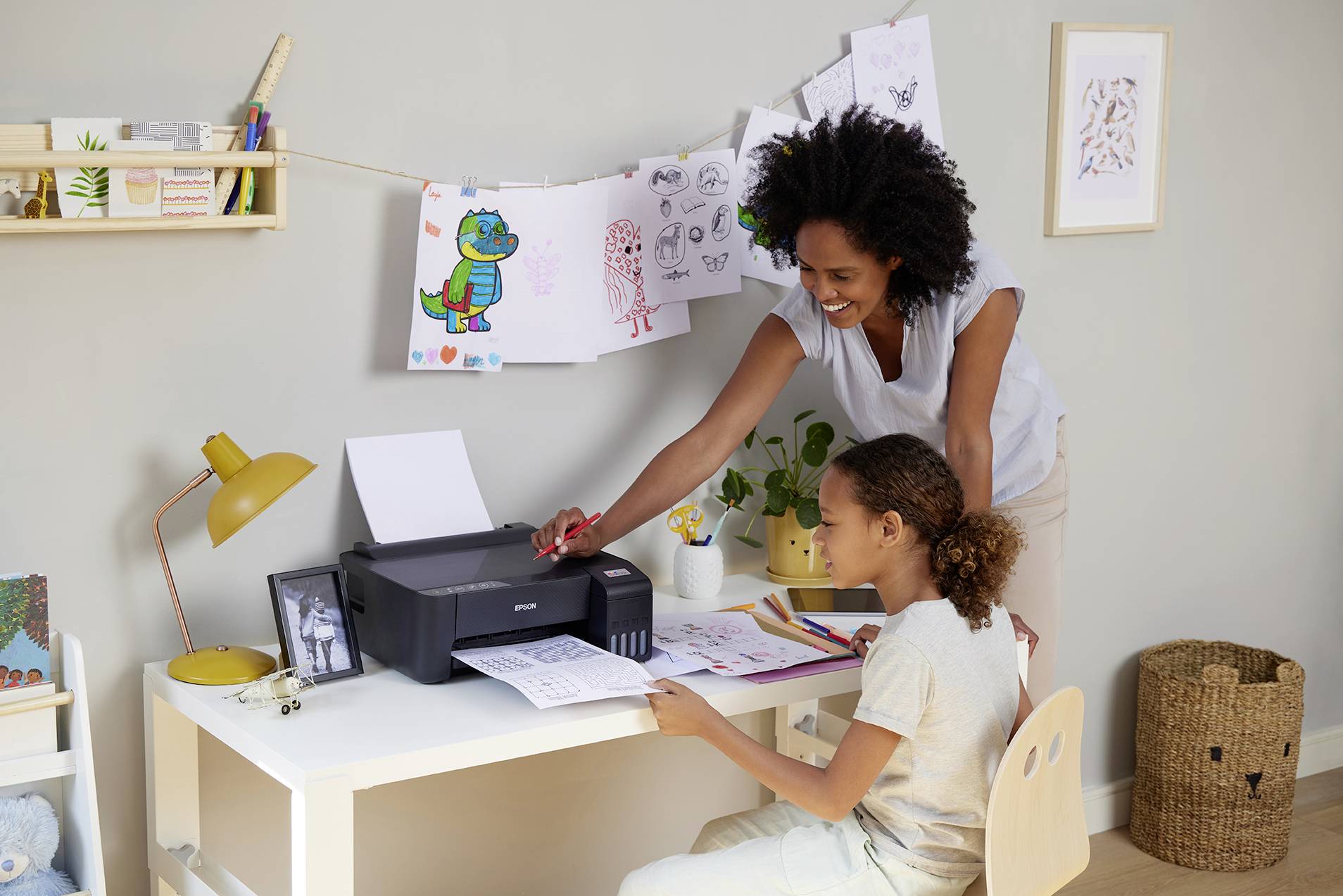 Epson EcoTank ET-1810 Drucker Tintenstrahl Farbe A4 Duplex, Tintentank-System, USB, WLAN