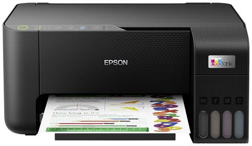 Epson EcoTank ET-2860 Inkjet MFP Tintenstrahl-Multifunktionsdrucker A4 Drucker, Scanner, Kopierer Du