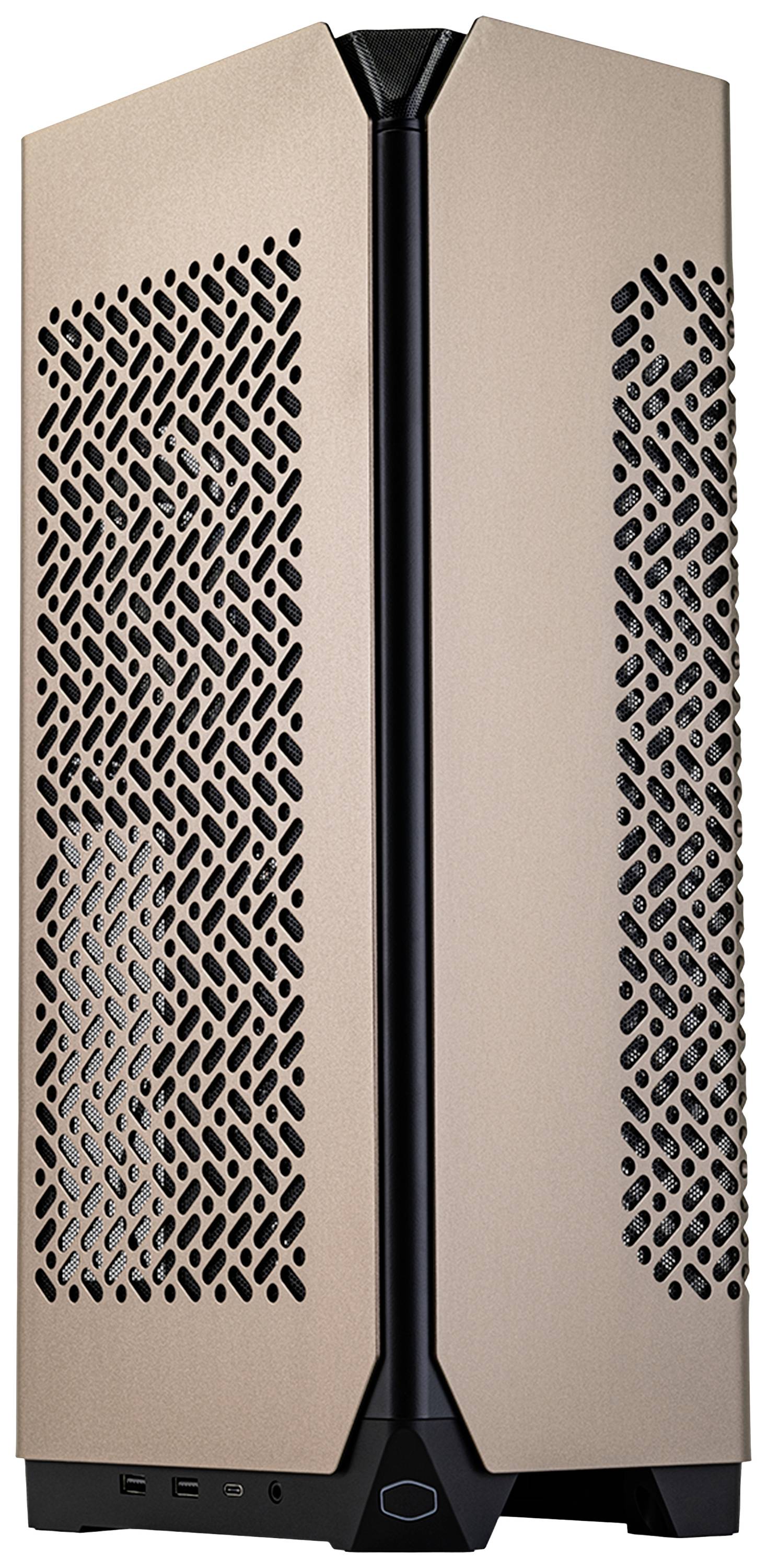 Cooler Master Ncore 100 MAX Bronze Midi-Tower PC-Gehäuse Bronze Integriertes Netzteil, Staubfilter