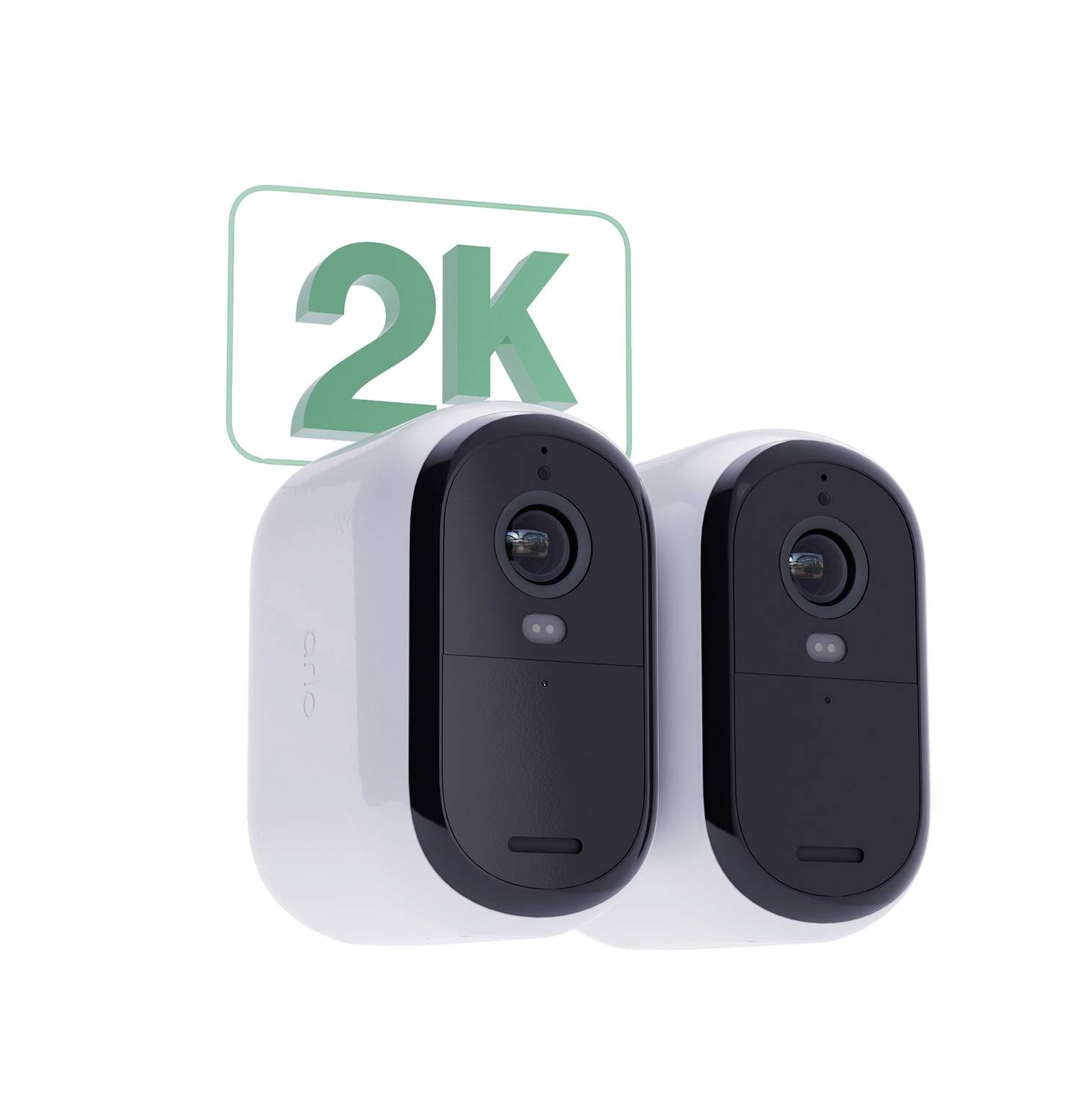 ARLO ESSENTIAL2 XL 2K OUTDOOR CAMERA 2-PACK VMC3252-100EUS WLAN IP-Überwachungskamera-Set mit 2 Kameras 2688 x 1520 Pixel