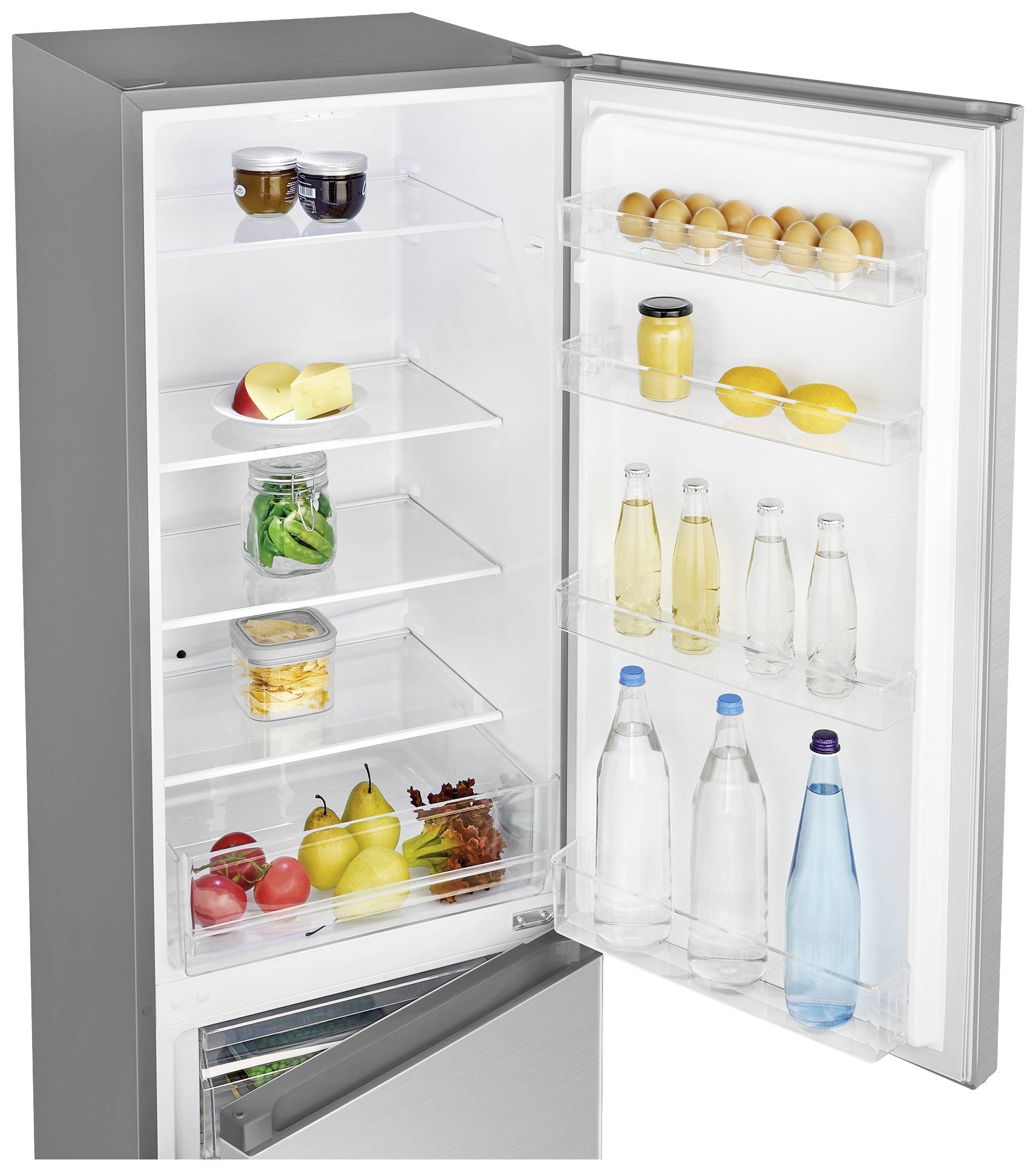 Bomann KG 7353 ix Kühl-Gefrier-Kombination EEK: C (A - G) 268 l Edelstahl