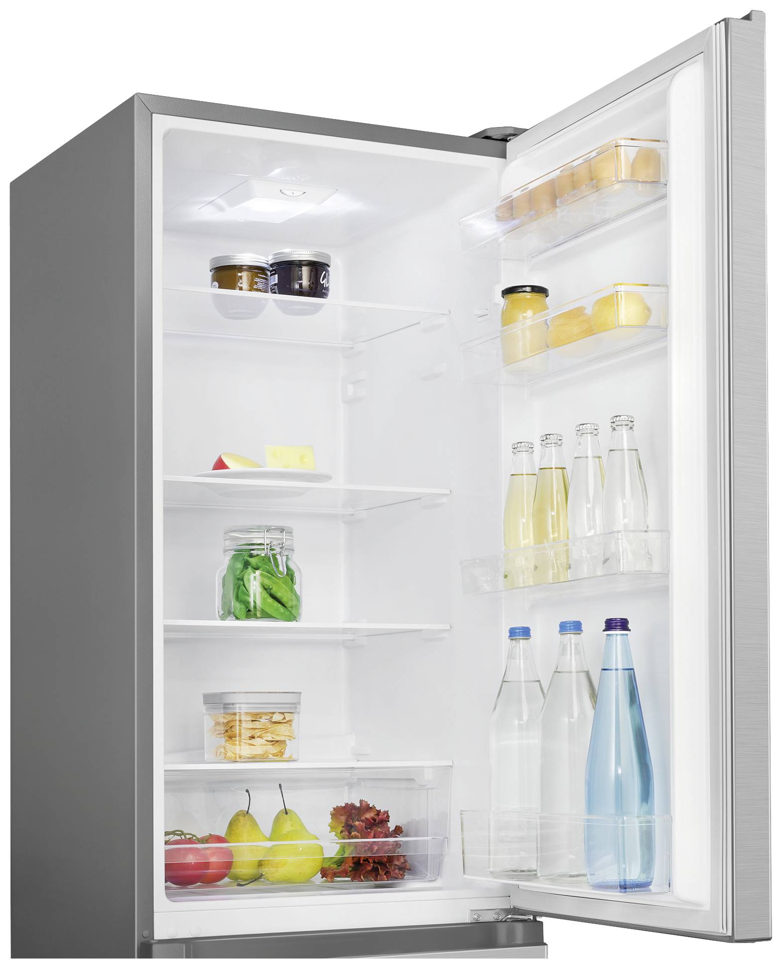 Bomann KG 7353 ix Kühl-Gefrier-Kombination EEK: C (A - G) 268 l Edelstahl