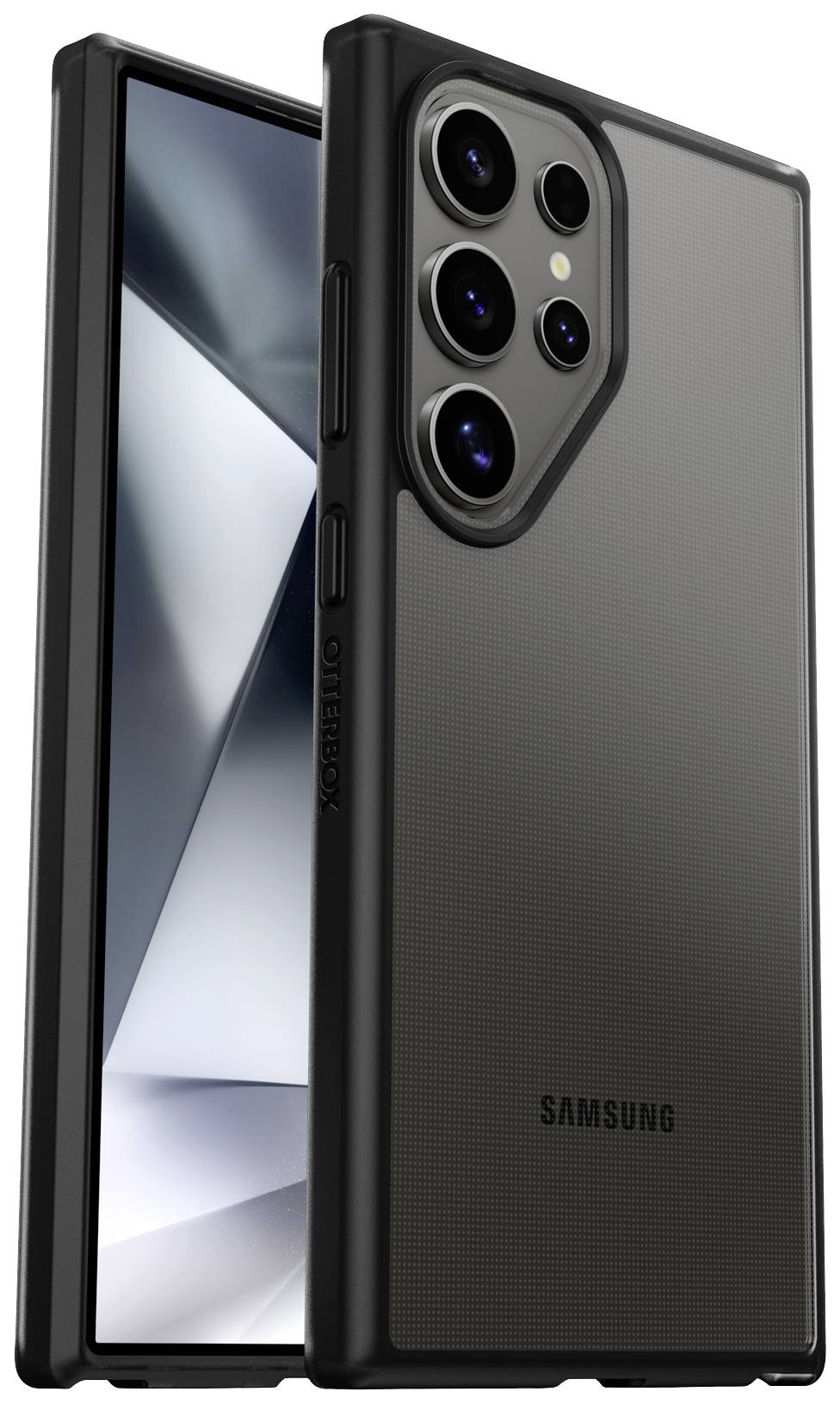 Otterbox React Backcover Samsung Galaxy S24 Ultra Transparent, Schwarz Induktives Laden, Stoßfest 77-94675