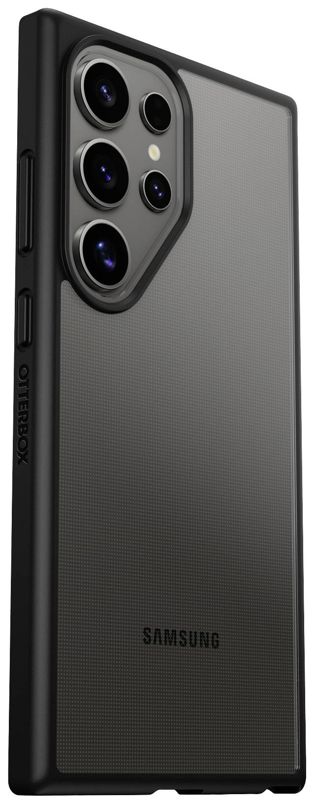 Otterbox React Backcover Samsung Galaxy S24 Ultra Transparent, Schwarz Induktives Laden, Stoßfest 77-94675