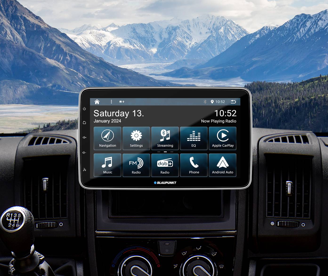 Blaupunkt Cape Town 948 DAB Moniceiver Anschluss für Lenkradfernbedienung, Anschluss für Rückfahrkamera, Apple CarPlay, DAB+