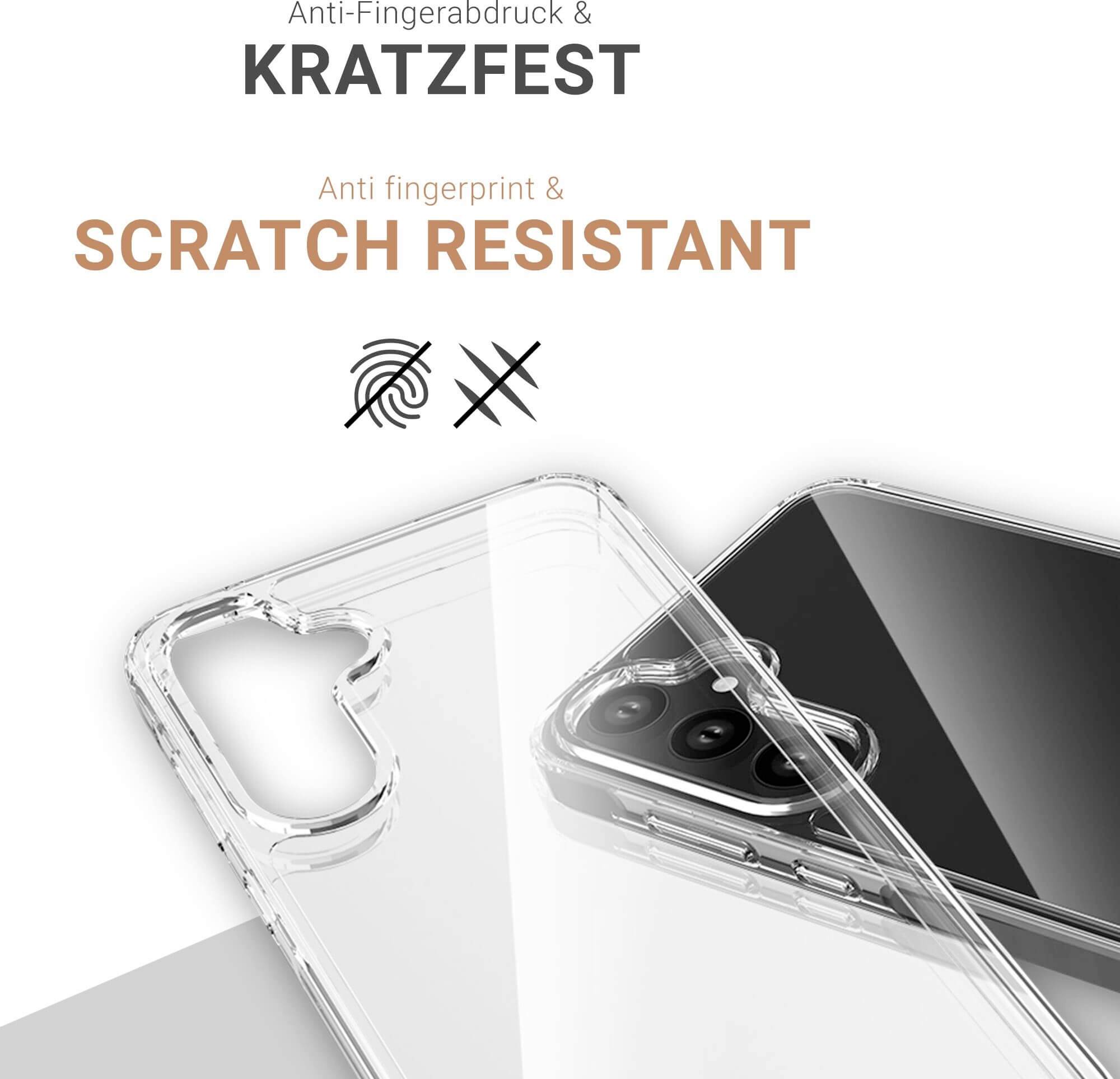 JT Berlin Pankow Clear Backcover Samsung Galaxy A55 5G Transparent Stoßfest 11052