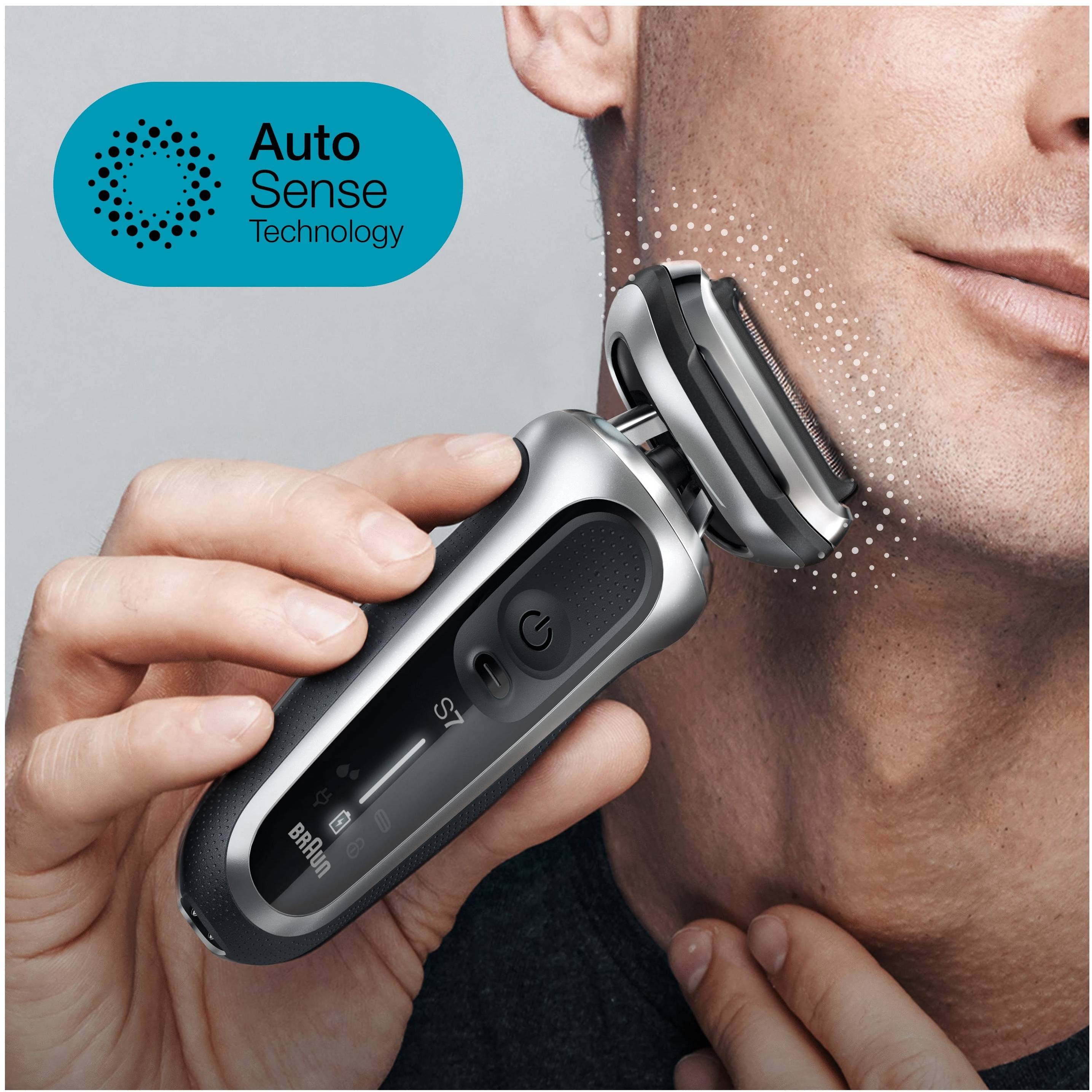 Braun Series 7, 71-S1000s 4210201433705 Folienrasierer Silber, Schwarz