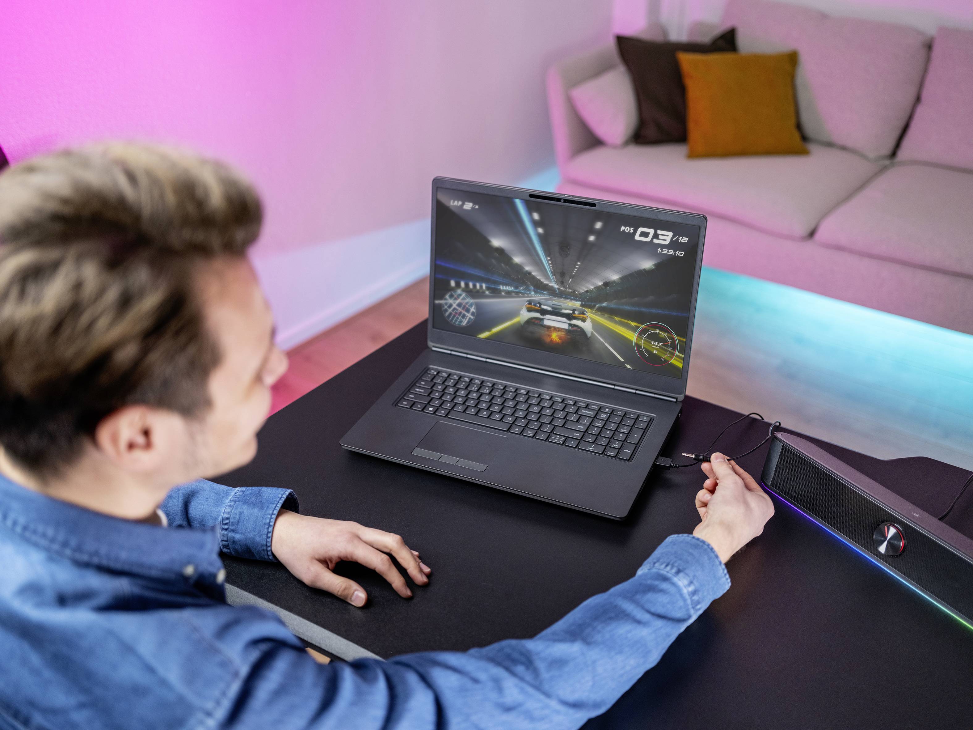 Trust GXT 619 Thorne PC-Lautsprecher USB 6W Schwarz