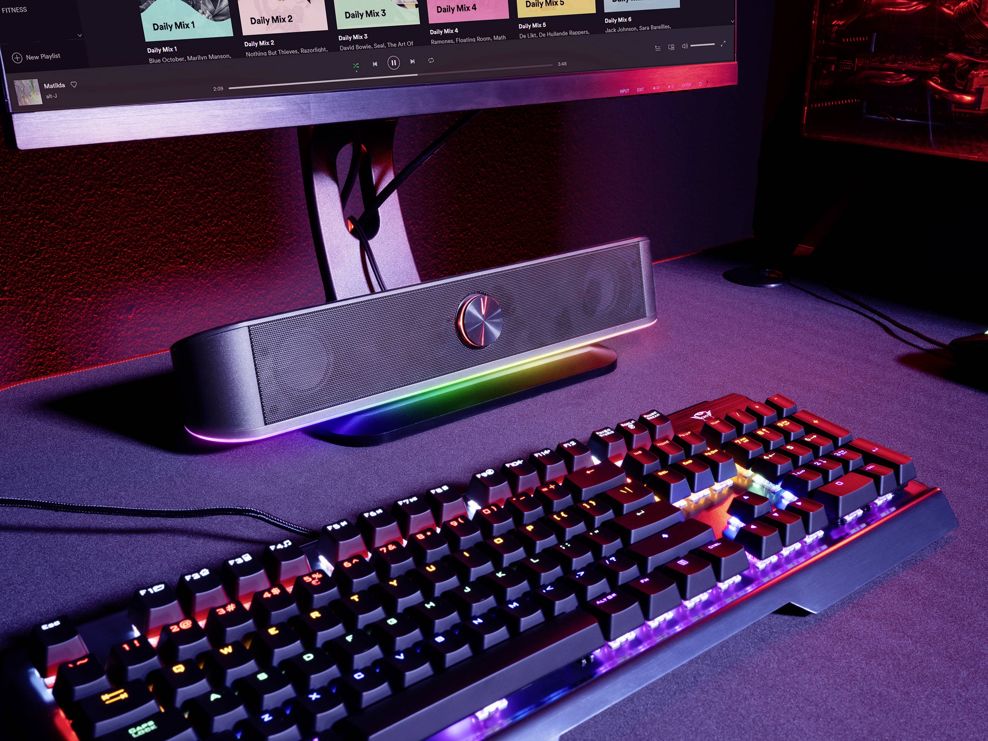 Trust GXT 619 Thorne PC-Lautsprecher USB 6 W Schwarz