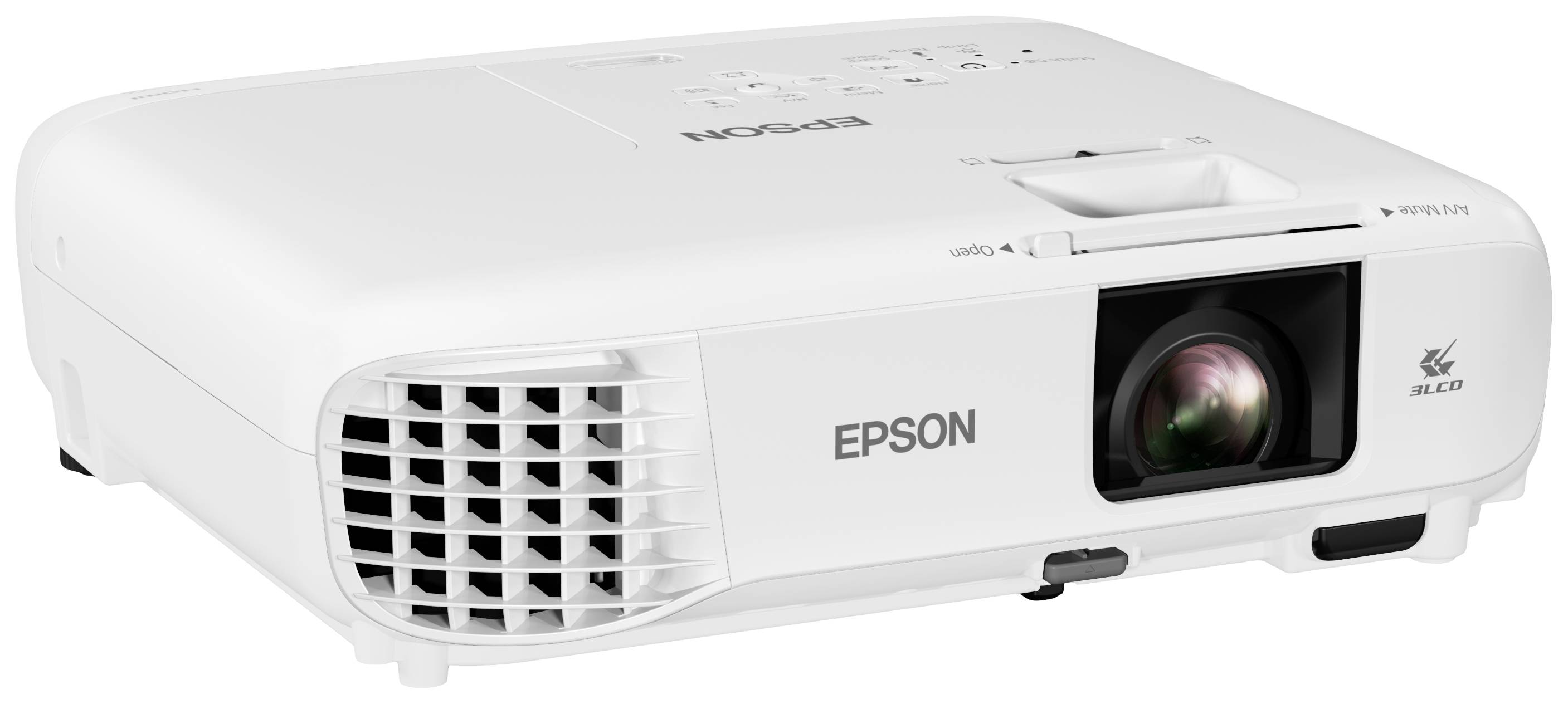 Epson Beamer EB-X49 3LCD 3600 ANSI-Lumen 1024 x 768 XGA 2 VGA Eingänge, automatische Trapezkorrektur, Integrierter Lautsprecher