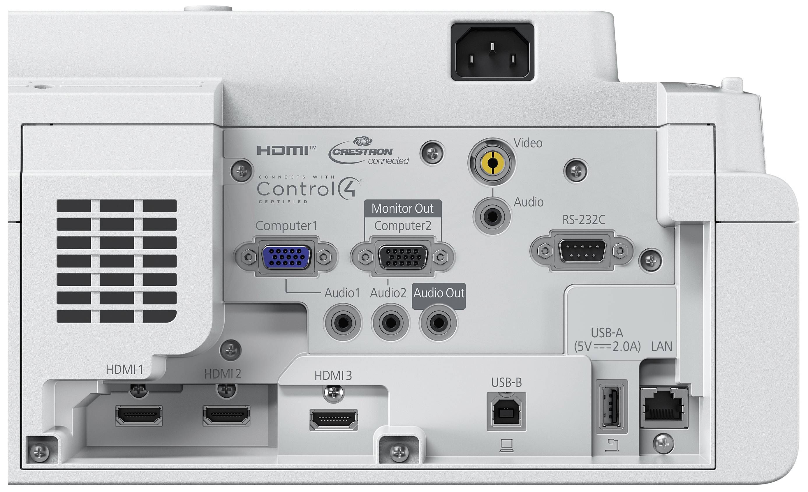 Epson Beamer EB-770Fi Laser 4100 ANSI-Lumen 1920 x 1080 Full HD 2 VGA Eingänge, Integrierter Lautsprecher, Interaktivität