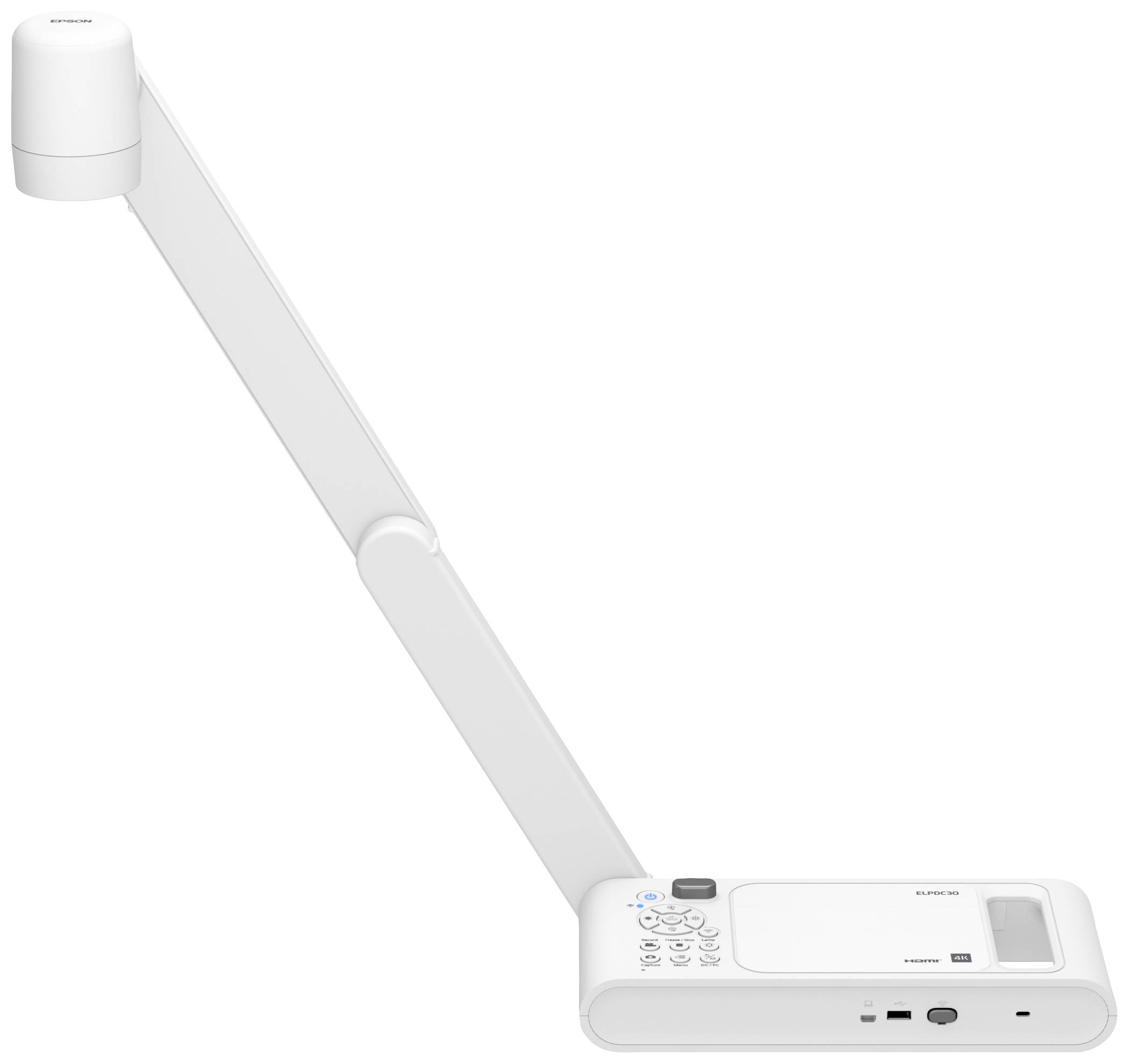 Epson ELPDC30 Dokumentenkamera 13 Megapixel A3 4096 x 2160 Pixel HDMI® Ausgang, HDMI® Eingang, Mini-USB B (USB 2.0), SD, USB-A