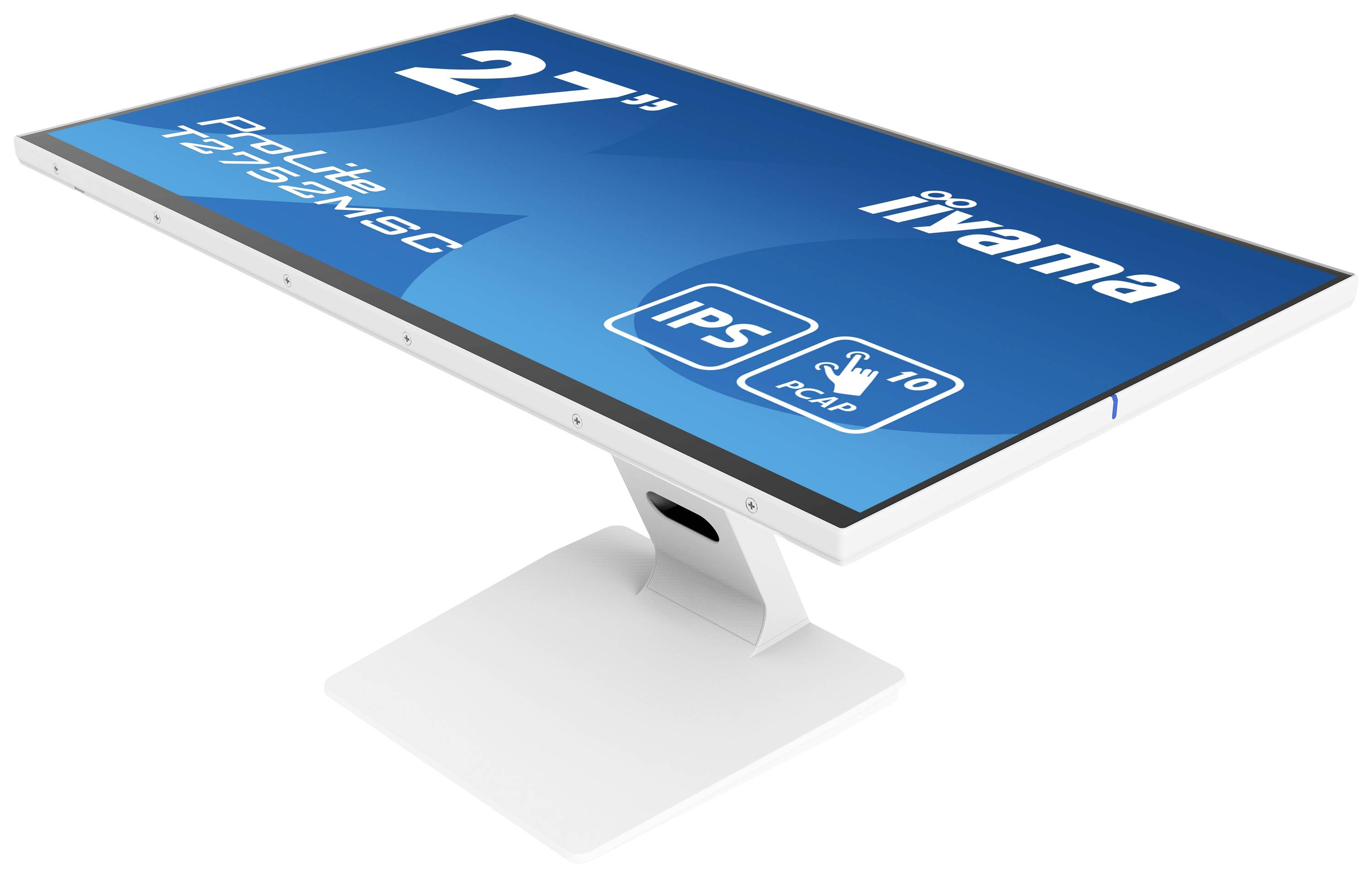 Iiyama ProLite T2752MSC-W1 Touchscreen-Monitor EEK: E (A - G) 68.6 cm (27 Zoll) 1920 x 1080 Pixel 16:9 5 ms HDMI®, DisplayPort, Kopfhörer (3.5 mm