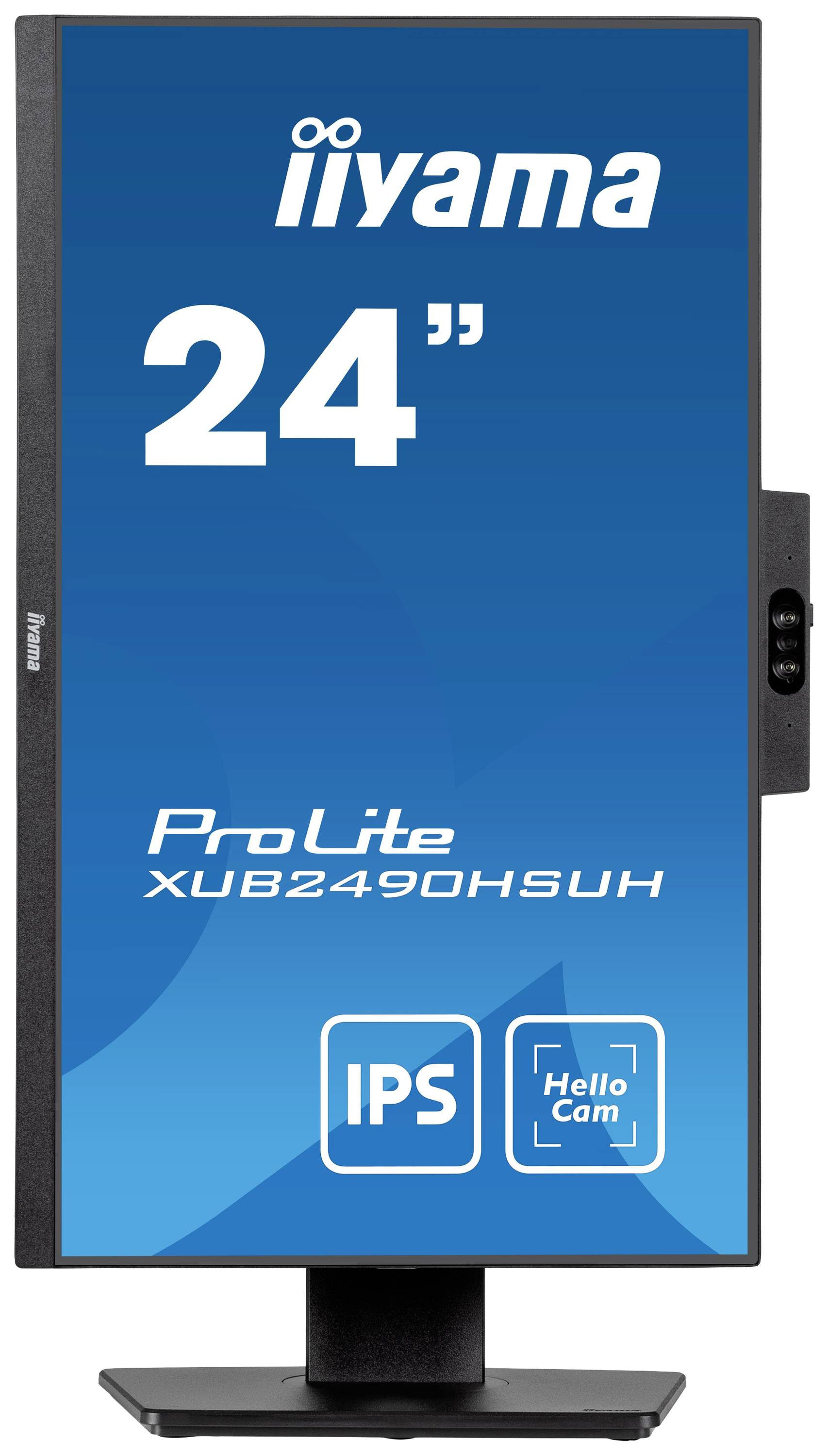 Iiyama ProLite XUB2490HSUH-B1 LED-Monitor EEK D (A - G) 60.5 cm (23.8 Zoll) 1920 x 1080 Pixel 16:9 4 ms HDMI®, DisplayPort, USB-A (USB 3.2 Gen 1),